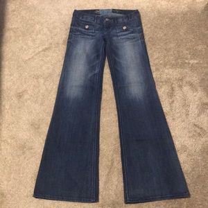 Like New - Express Wide Leg Jeans
